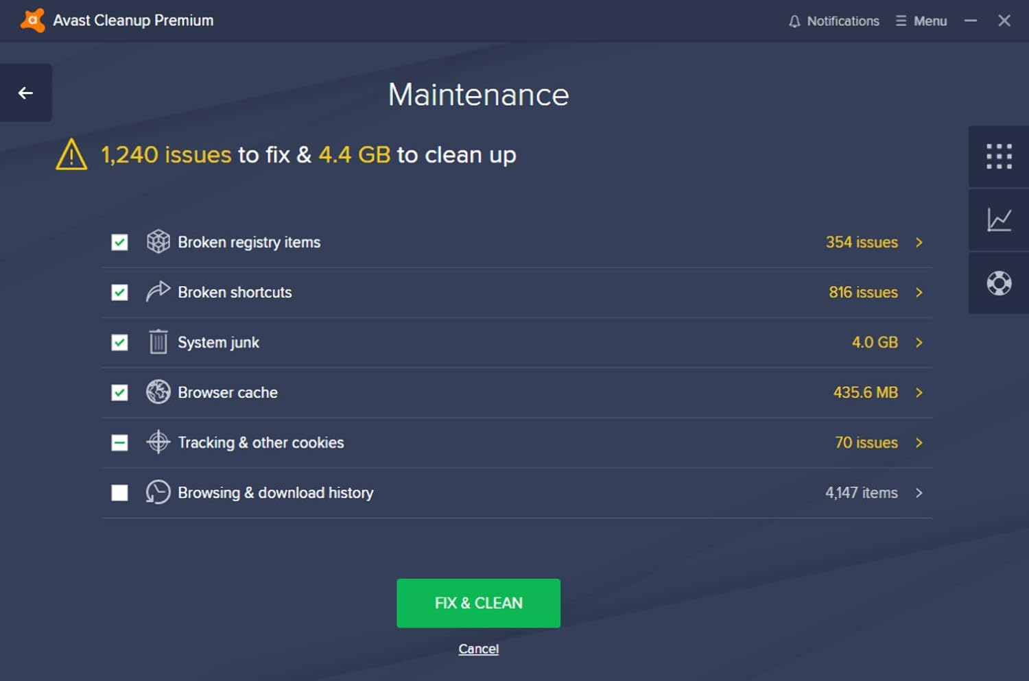 Avast Cleanup Premium - 3 Year / 1-PC image number 3
