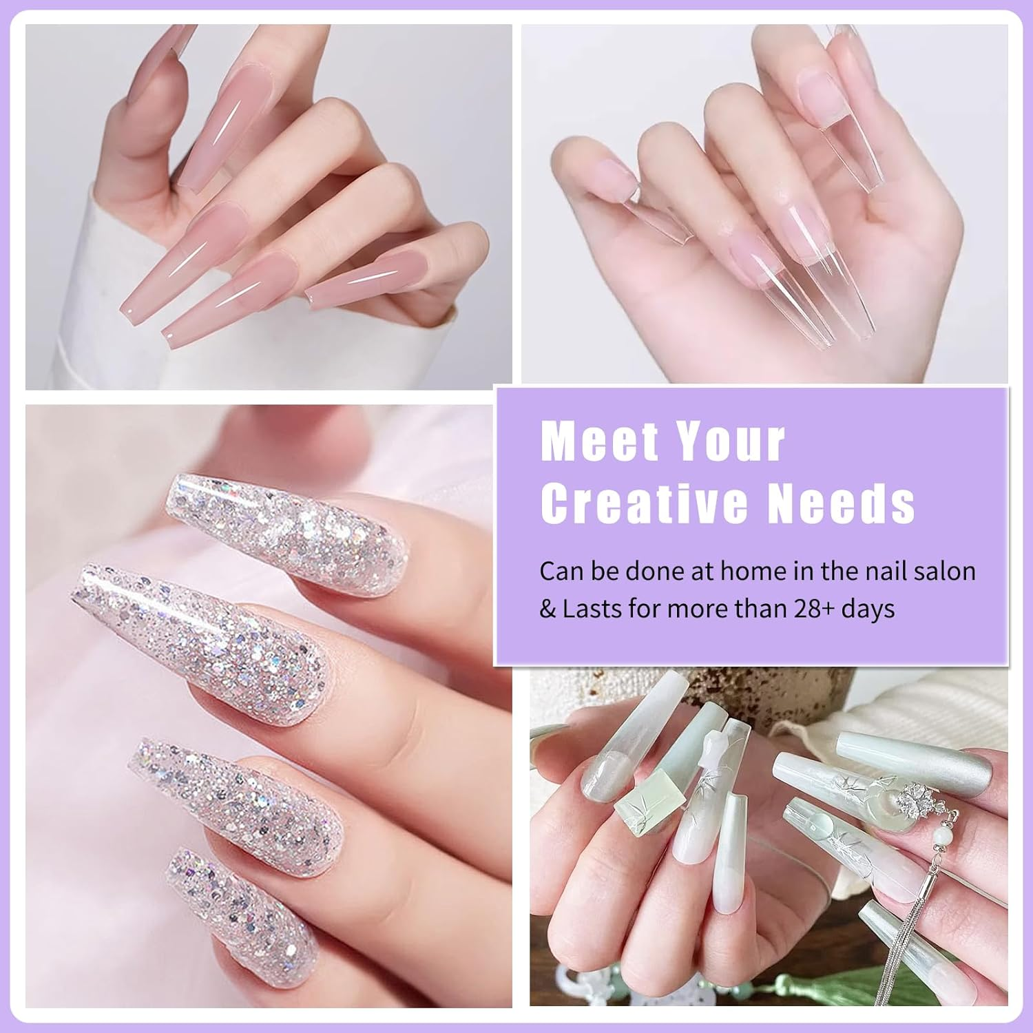 MAGIC ARMOR Acrylic Nail Liquid - 240Ml Professional Non-Yellowing, Mma-Free for Acrylic Nail Extension Acrylic Powder Application Nails Quick Dry for Nail Art Beginners DIY Home Nail Salons image number 4