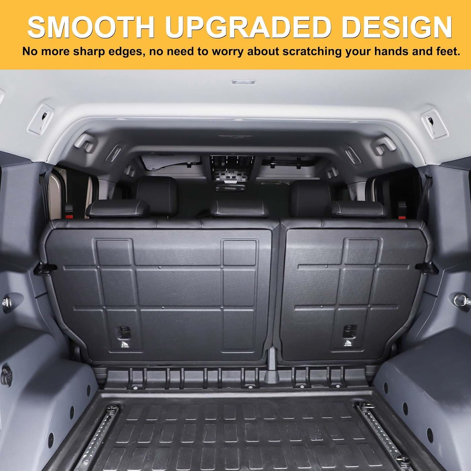 Rear Seat Backrest Adjuster Compatible with INEOS Grenadier 2020-2025 Accessories | Heavy Duty Carbon Steel Bracket Kit | 2PC Set image number 5