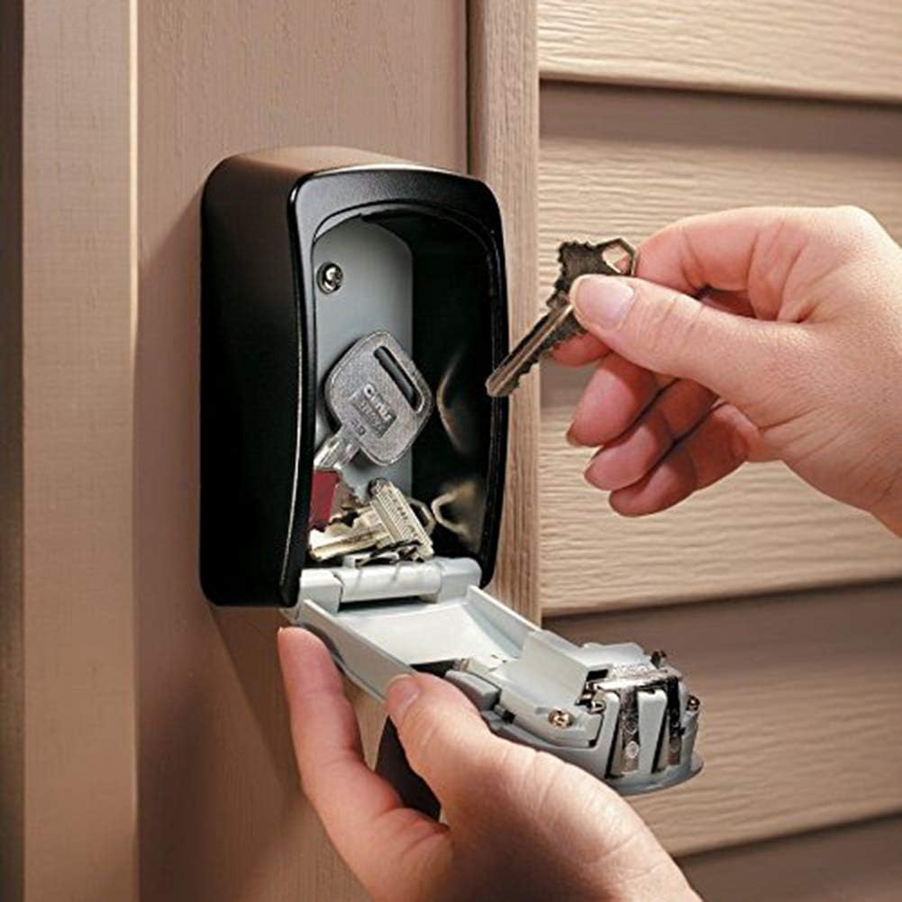 OZSTOCK Combination Lock Key Safe Storage Box Padlock Security Home Outdoor Secure Storage for House/Car Keys (1Pack, Model: 4) image number 1