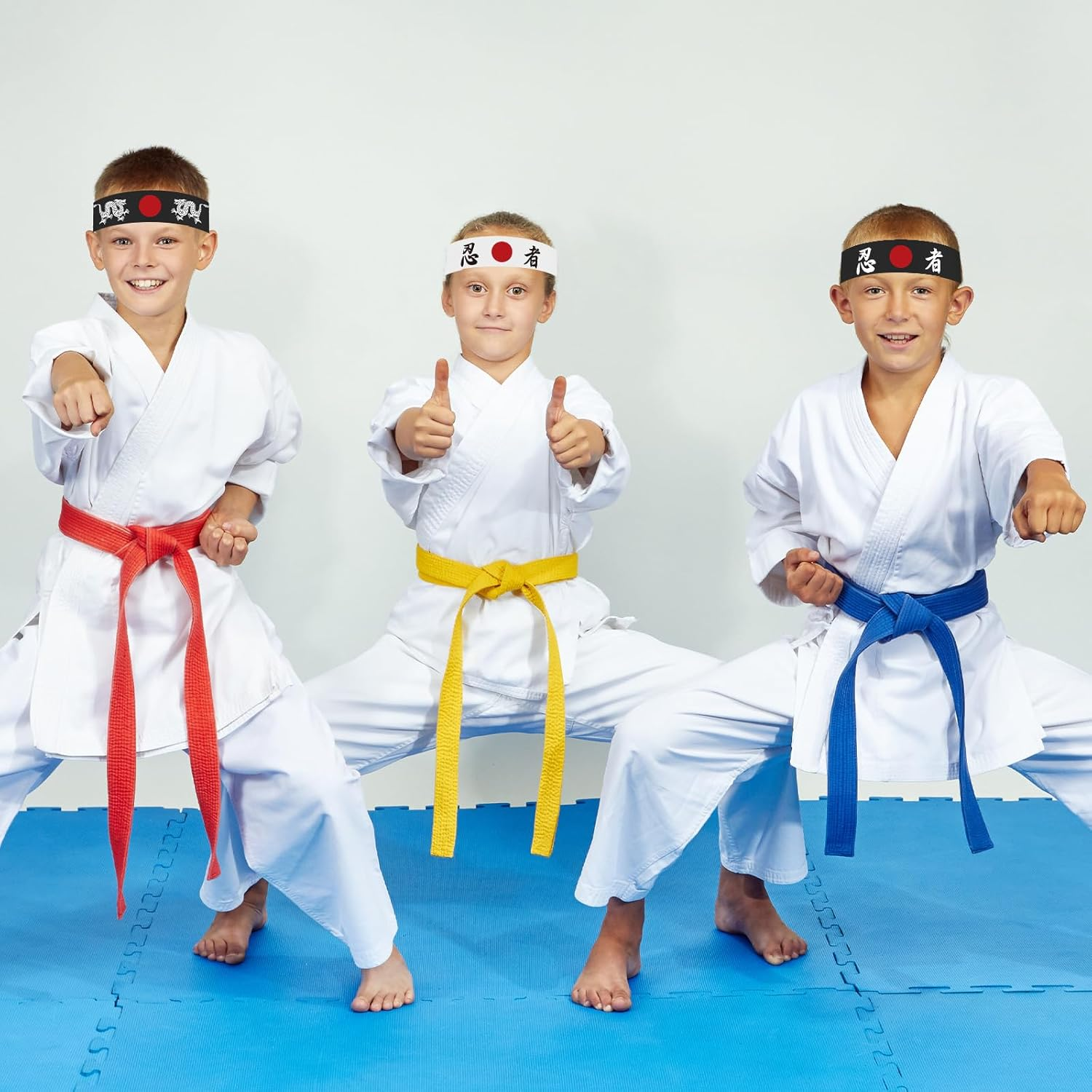 24Pcs Headbands: Japanese Sushi Chef Bandana Headwear for Karate Sports, Kitchen Cooking, Costume Party Favors for Kids, Boys, Girls, Adults image number 2