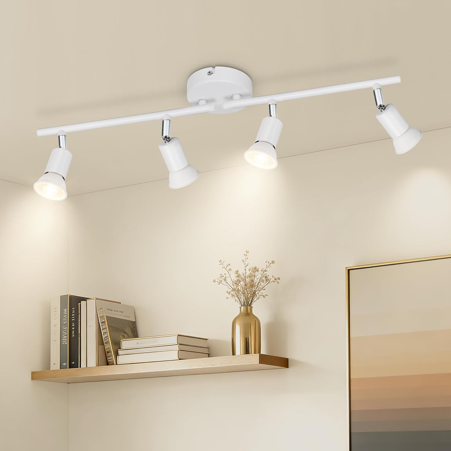 Ketom LED Ceiling Spotlight White 4 Bulbs image number 4