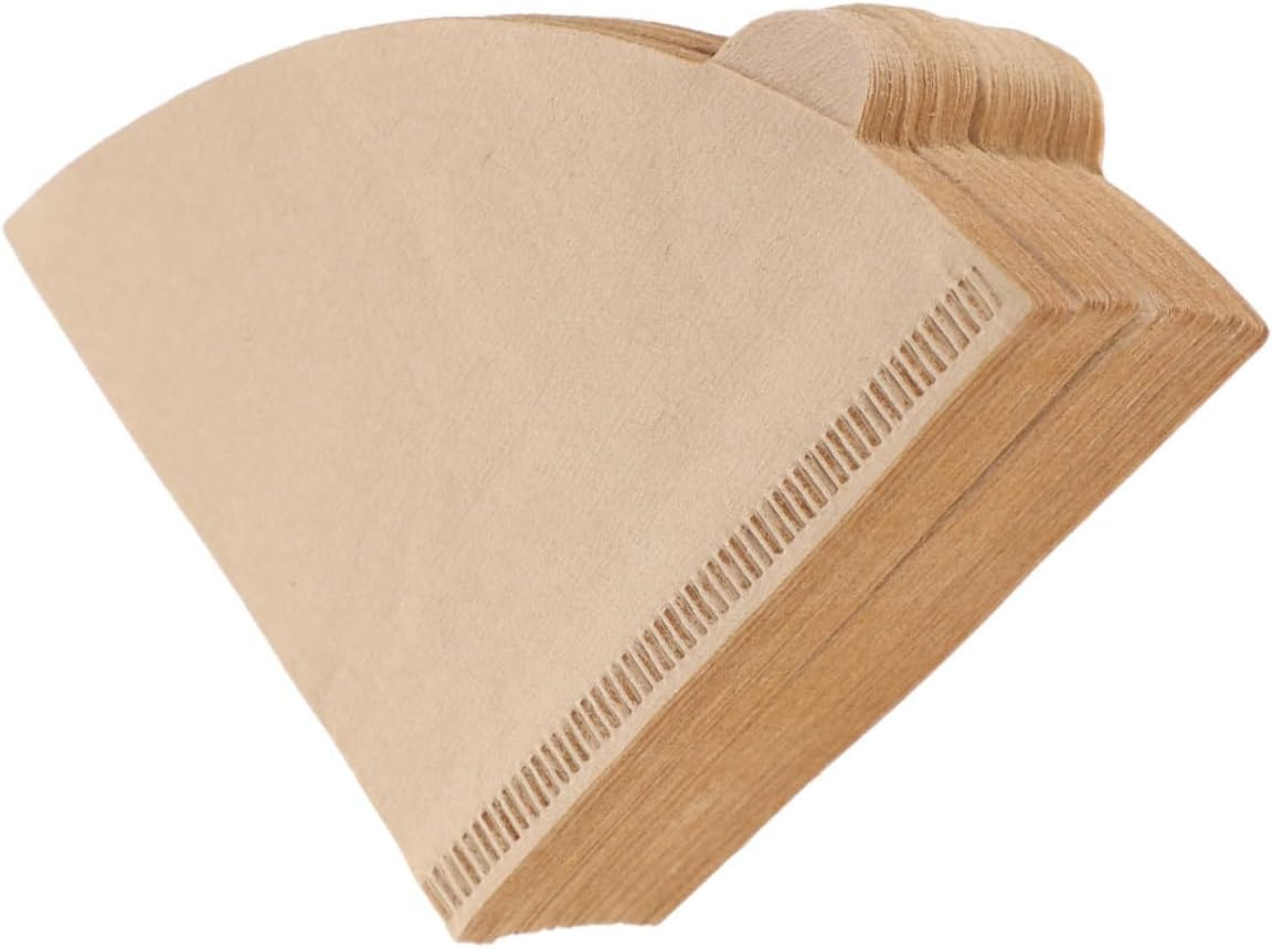 UKCOCO 100Pcs Cone Coffee Filters Paper Set Espresso Filters for Coffee Makers for Brewing Tea Easy to Use Fits Drippers Enhance Flavor image number 5
