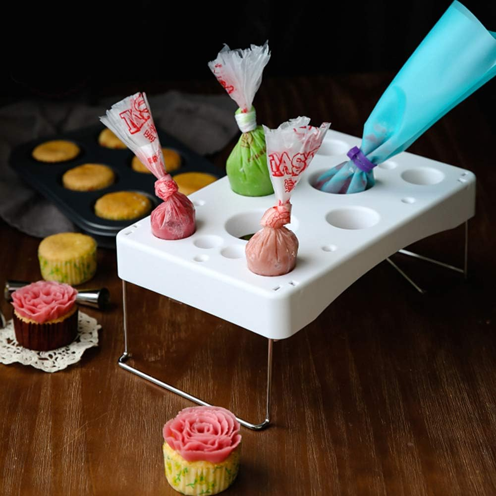 QANYEGN Cake Cream Bag Rack, Cake Mounting Bag Holder, Cake Framing Bag Holder, Decorative Bag Bracket, Cake Cream Bag Display Shelf Suitable for Baking Enthusiasts image number 2