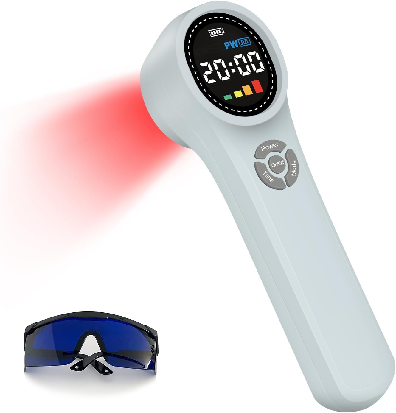 ed ight herapy Device for ain elief, 4X980Nm+4X810Nm+16X660Nm, Handheld Cold ight Device Machine for Relax，Portable near nfrared ight Wand for Pet Dogs Cats at Home image number 1