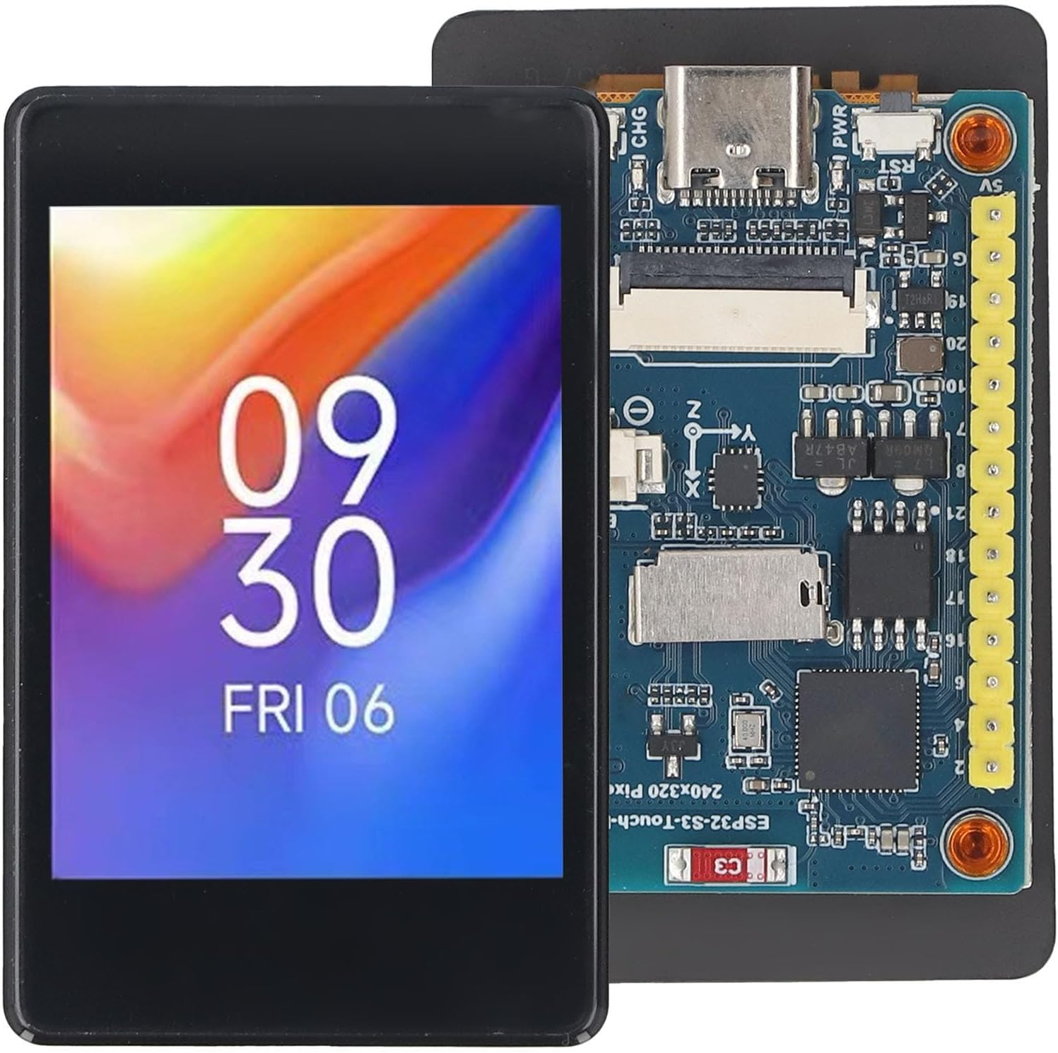 Jectse ESP32 S3 Capacitive Touch Display Development Board 2 Inch, 240X320 Pixels, 262K Color, 32-Bit LX7 Dual Core Processor, with Wifi Bluetooth Camera Interface image number 2