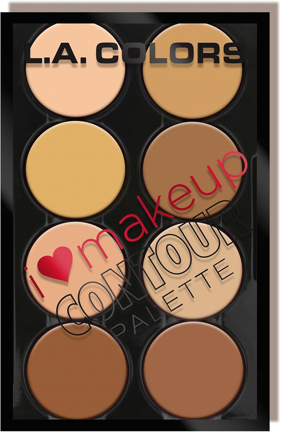 L. A. COLORS I Heart Makeup Contour Palette - Medium to Deep