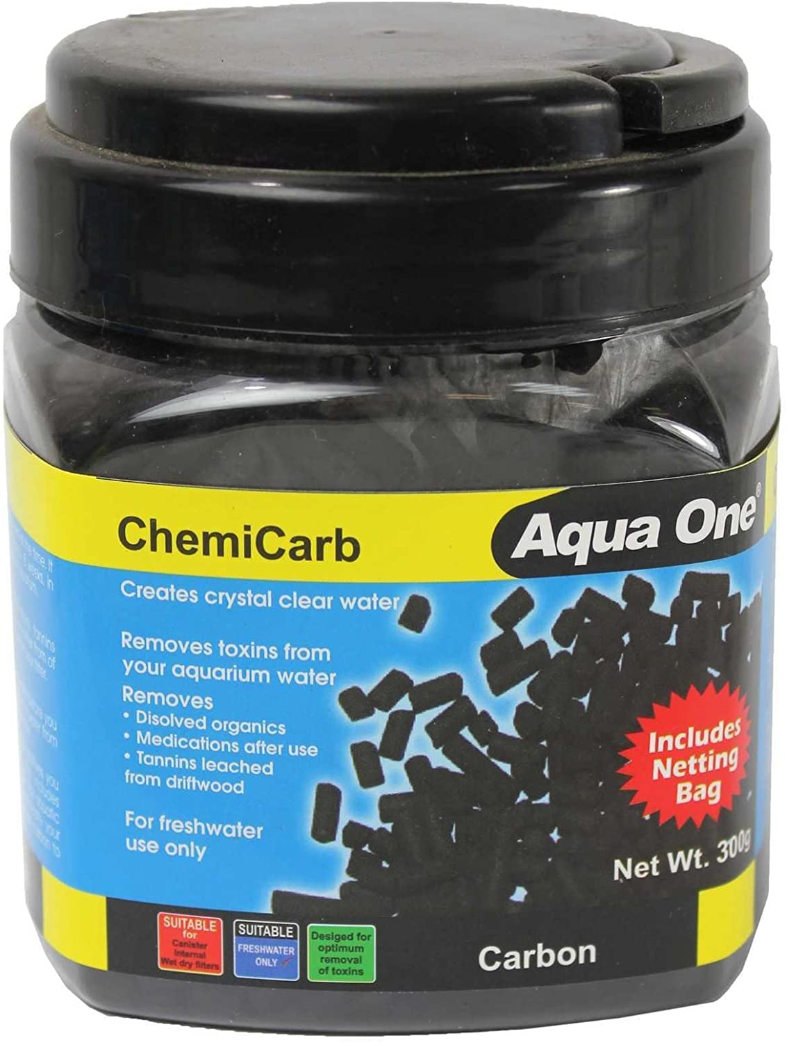 Aquarium Chemicarb 1.2Kg for Clear Water Fish Tank 10432 Aqua One