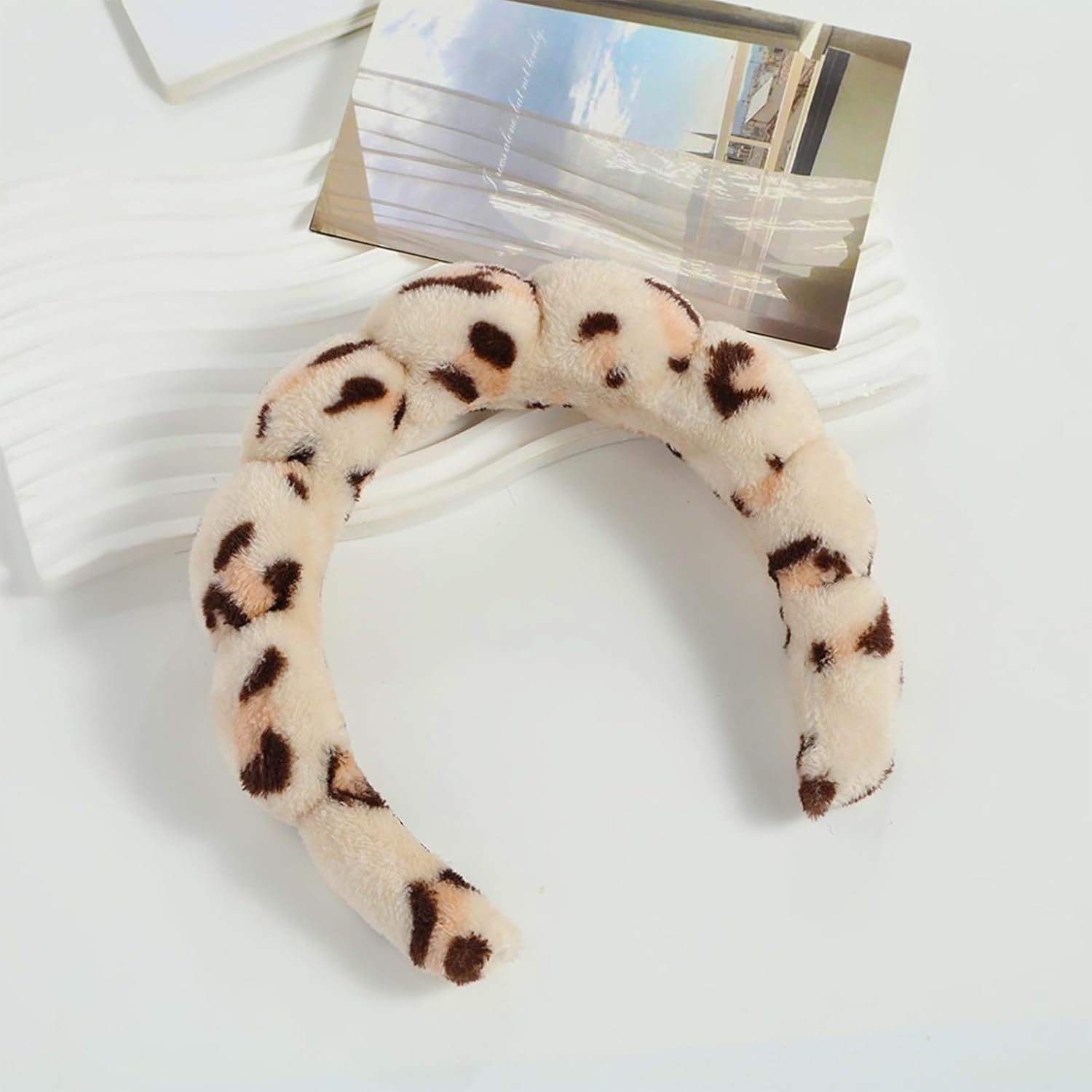 5 Pieces Spa Wrist Washband Set,Absorbent Wrist Wash Band Towel for Washing Face and Facial Makeup Headband Wristbands for Women Girls Cleansing Cuffs for Wrist image number 1