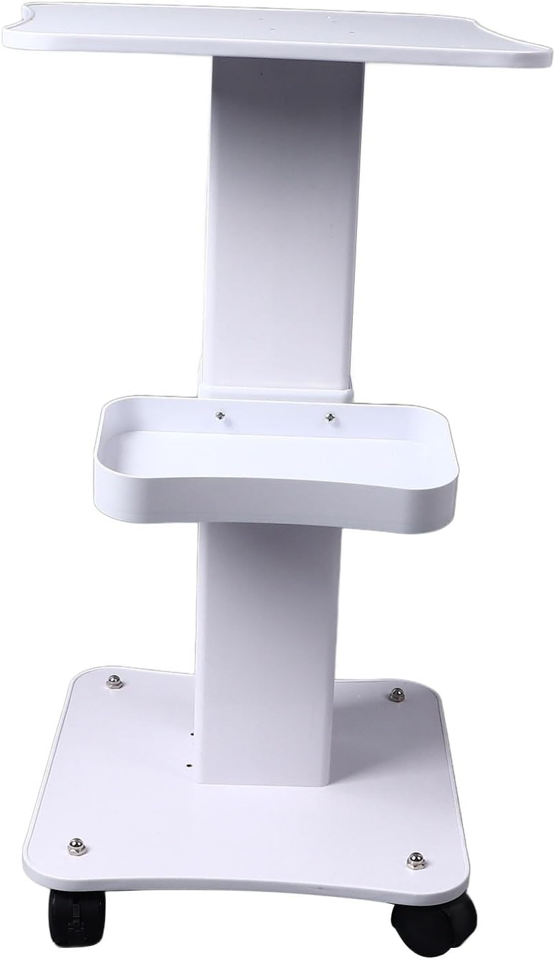 Beauty Trolley Cart with Wheels, 3 Tier Mobile Salon Salon Spa Service Instrument Rolling Trolley, Space Saving Storage Organizer Beauty Salon Multipurpose Tool for Vacuum image number 1