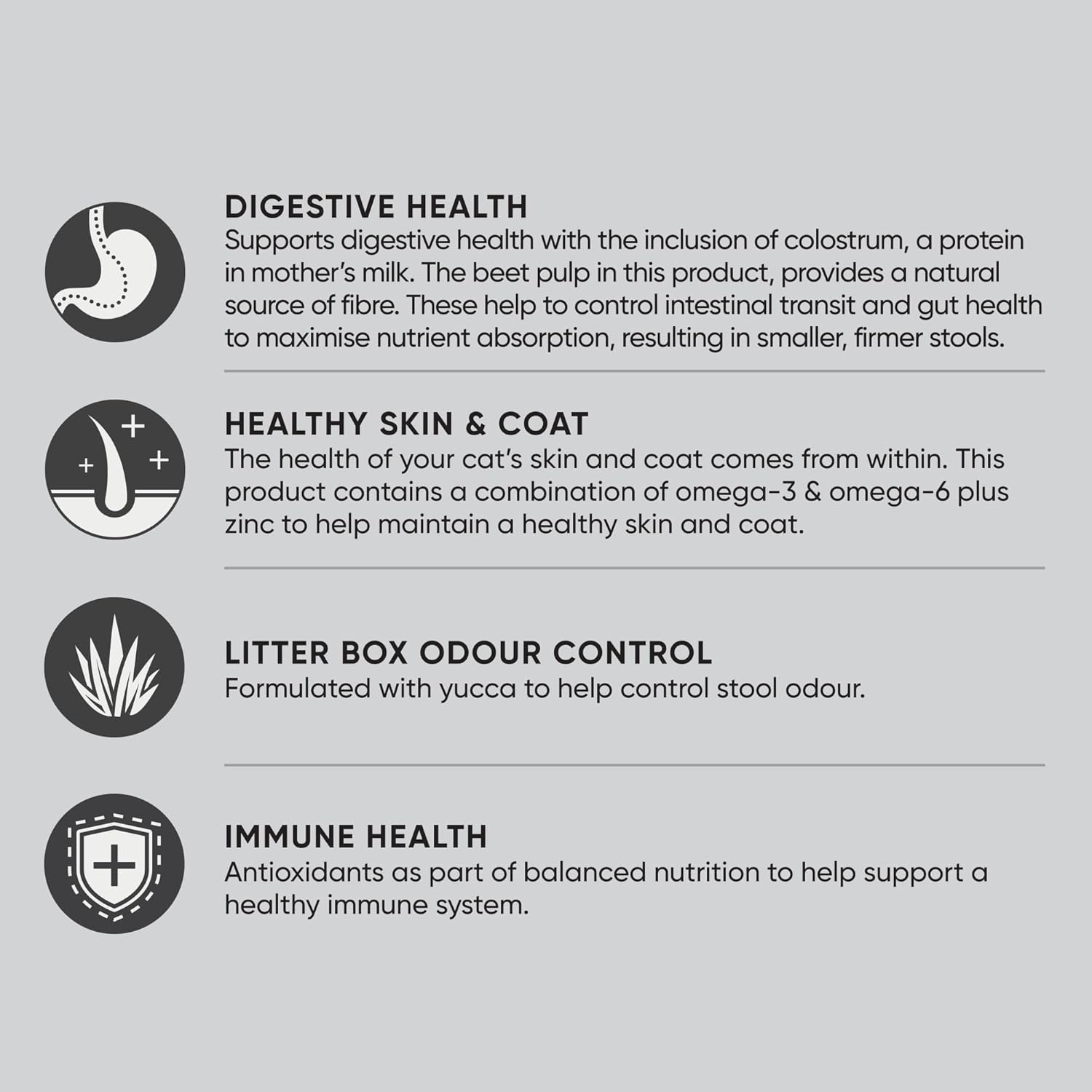 Optimum Adult Multicat Chicken Dry Cat Food, 2.8 Kg (Pack of 4) image number 3