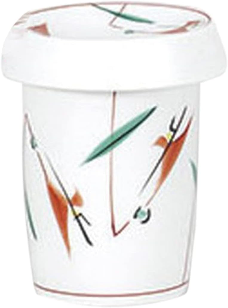 10 Pieces Fin Wine Red Picture Dayflower Fin Wine [6.2 X 9.5Cm 170Cc] Strengthen [Restaurant Inn Japanese Unit Restaurant Business Unit Tableware]