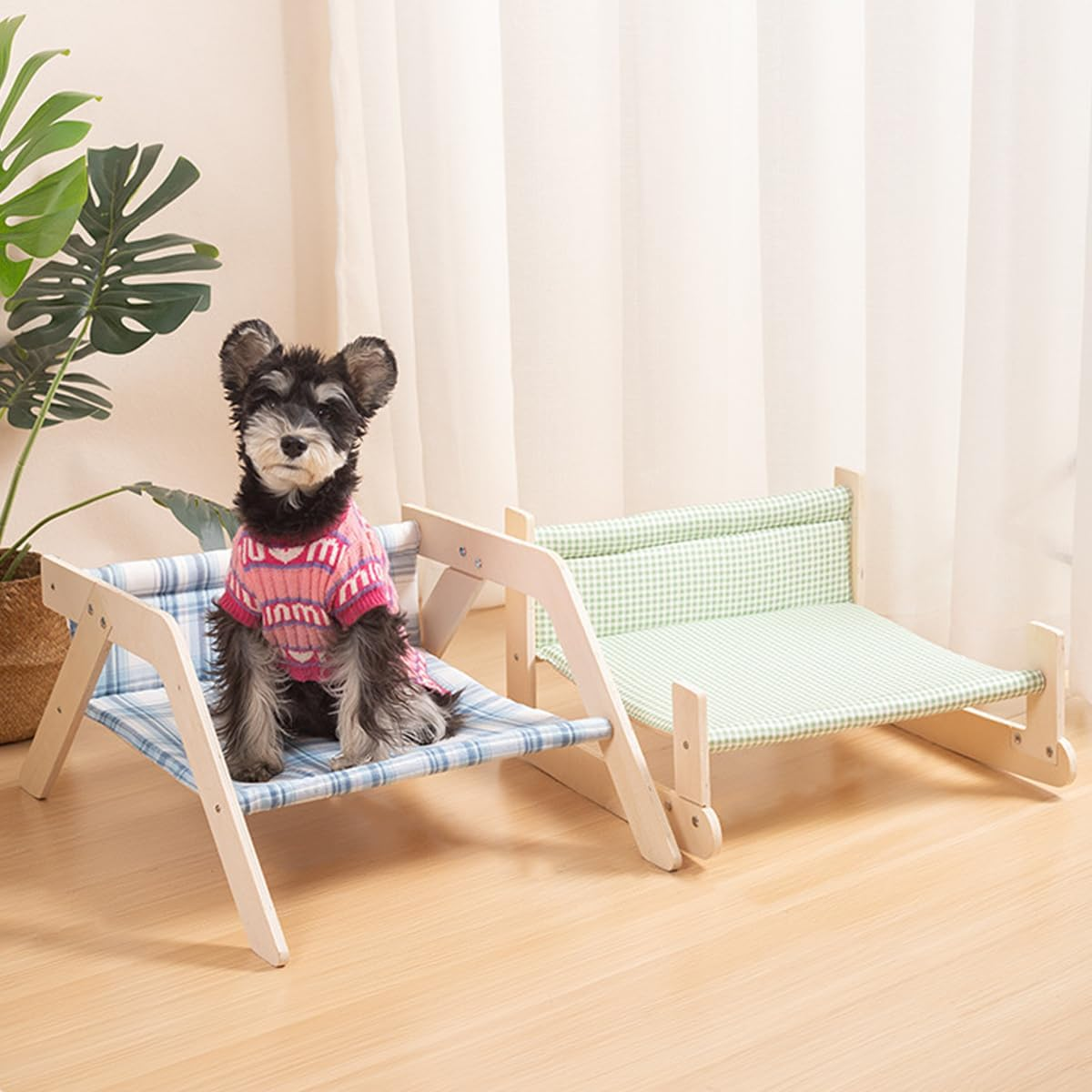 AIMALL Cat Fabric Recliner Rocker, Four Seasons Universal, Removable Washable Hammock Bed, Pet Rocking Sofa image number 6