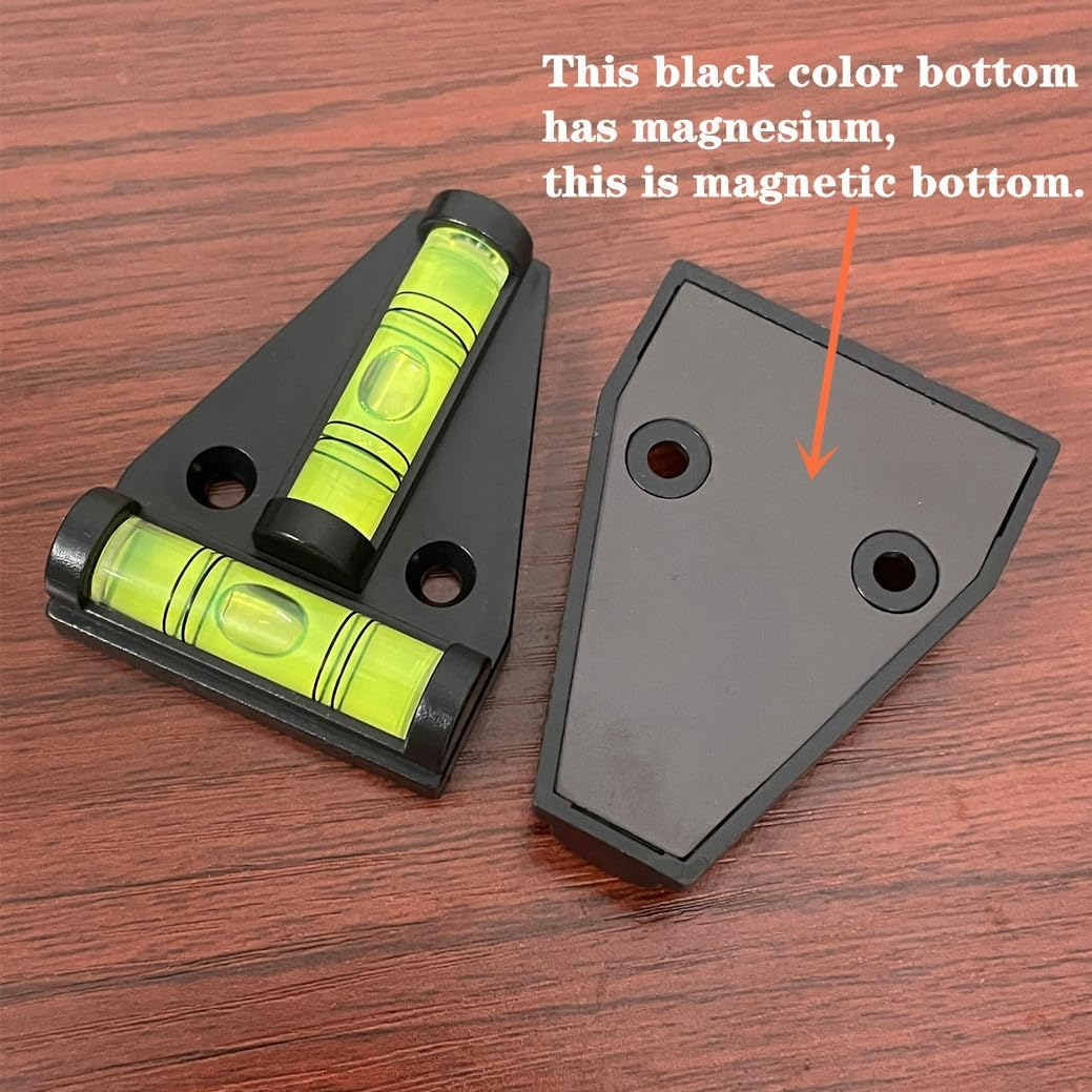 2Pcs Magnetic RV Levelers, with Screws Mounting and Magnetism Dual-Use, RV Parts Accessories Exterior Leveling Stablilization Levelers image number 4