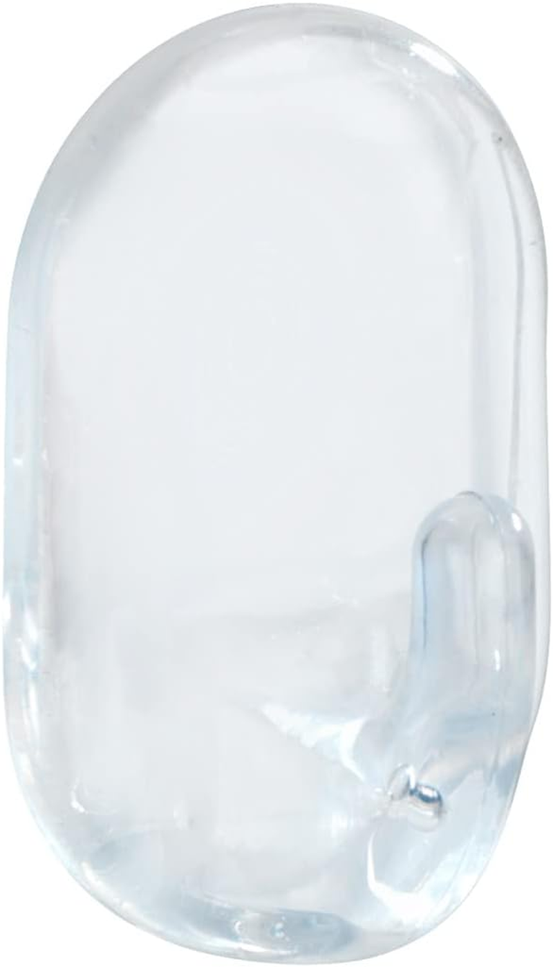 Wenko Oval Wall Hooks, White