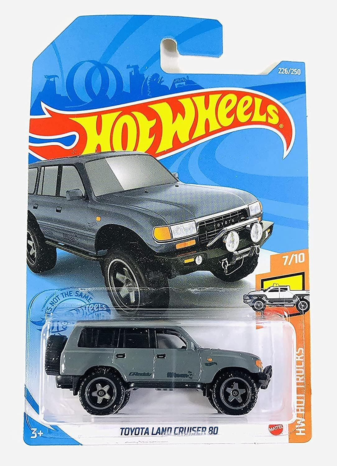 Hot Wheels Toyota Land Cruiser 80, [Gray] 226/250 Hot Trucks 7/10 image number 1