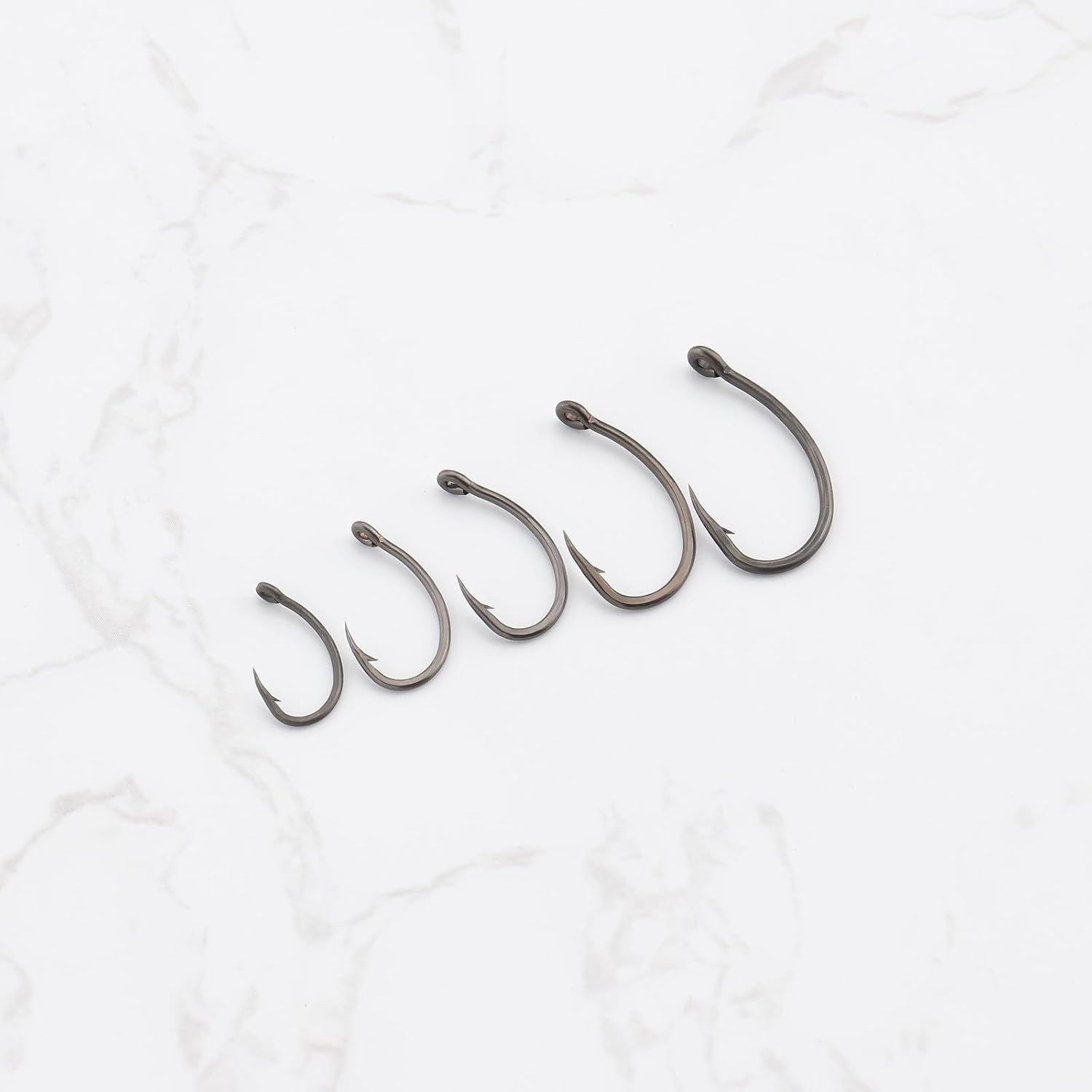 50PCS Barbed Carp Hook 2 4 6 8 10 High Carbon Steel Carp Fishing Hooks for Freshwater Saltwater Increase Hook Strength of Fishhook
