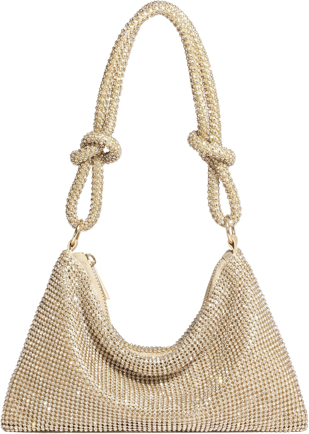 YUWITA Rhinestone Purse for Women Evening Bag Glitter Sparkly Mini Handbags