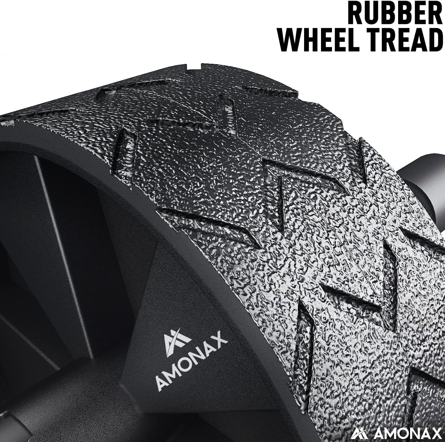 Amonax Convertible Ab Wheel Roller with Large Knee Mat for Core Abs Rollout Exercise. Double Wheel Set with Dual Fitness Strength Training Modes at Gym or Home image number 2