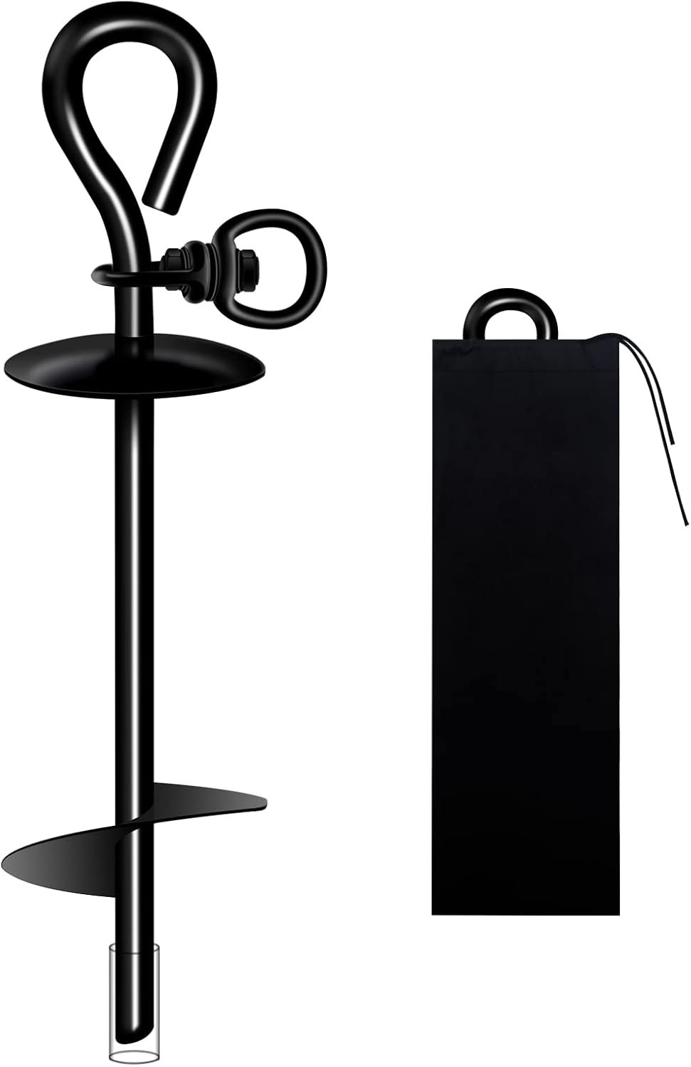 Ground Anchor for Dogs Large, Anchor Spike for Dog Camping, Spiral Stoves Ground Anchor Dog Heavy Dut, Ground Hook Dogs for Large Dogs, Dog Stake for Garden, Dog Chin & Dog Grass