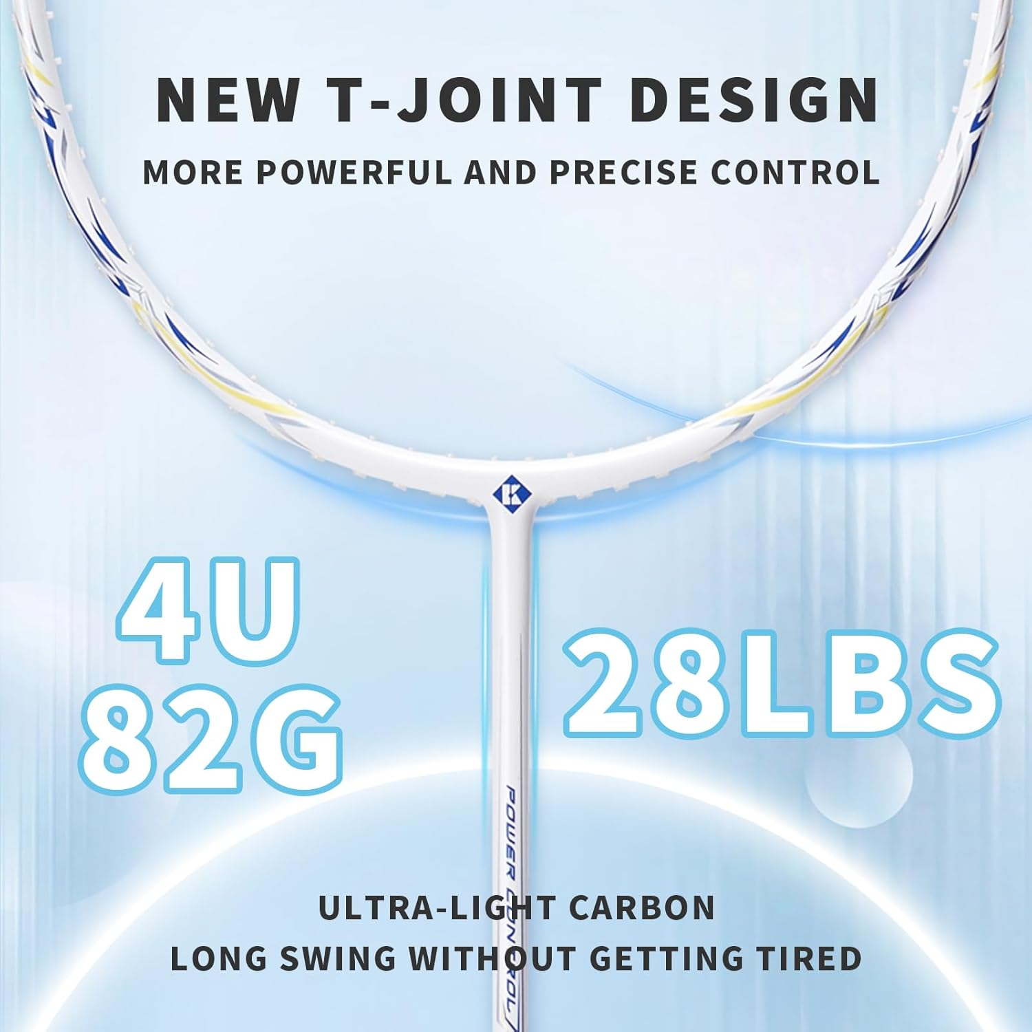 Professional Badminton Racket, Carbon Fiber Badminton Racket, High Tension String Lightweight Badminton Racquet with Badminton Racket Bag for Sports Training Game - Firefly-Pink image number 6