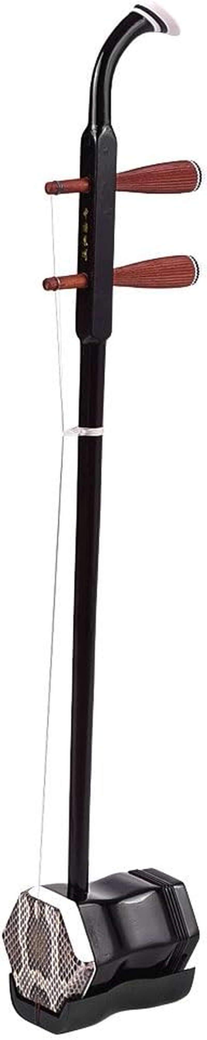 Mingzhe Solidwood Erhu Chinese 2-String Violin Fiddle Stringed Musical Instrument Dark Coffee image number 6