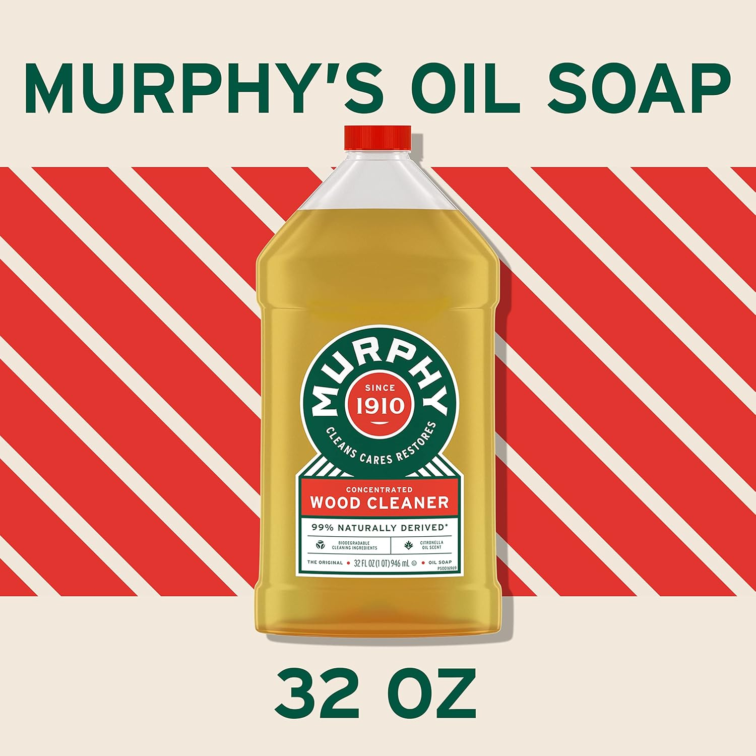 Murphy'S Oil Soap Original Wood Cleaner - 32 Fluid Ounce (3 Count) image number 1