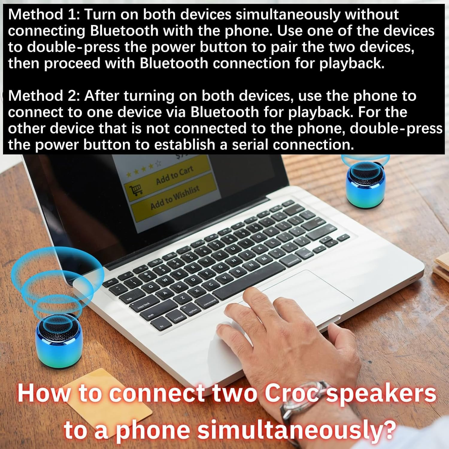 UUEENN Clog Speaker, Mini Speaker for Clog, Halloween Mini Speaker, Bluetooth Clog Charm, Red image number 6