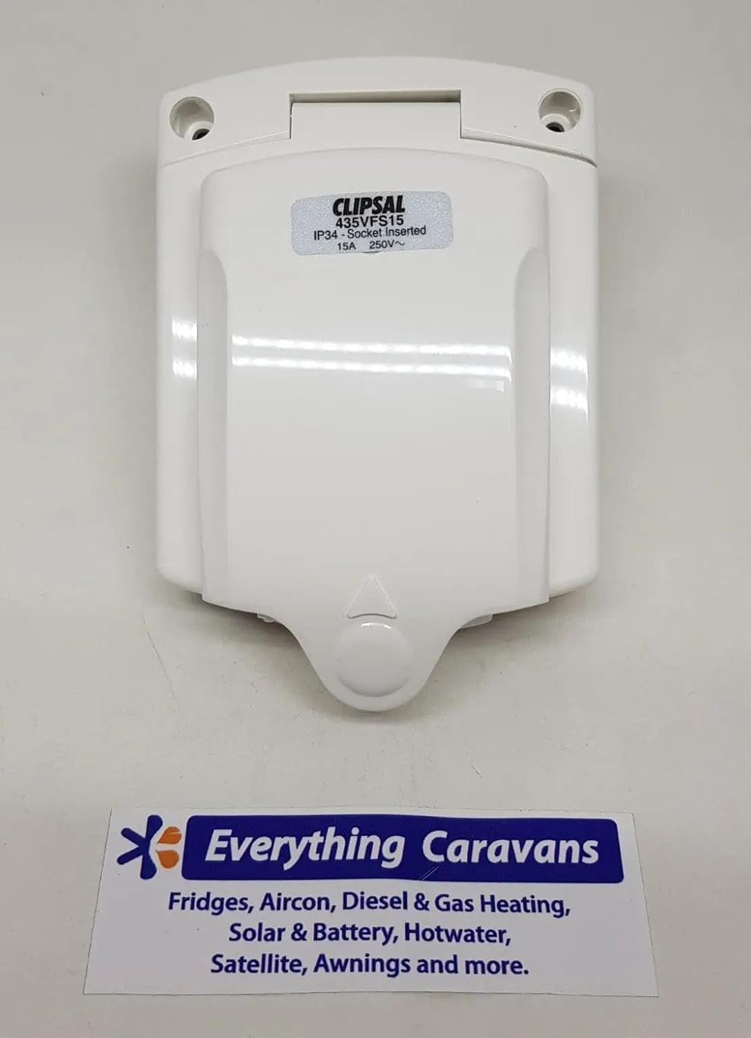 Clipsal External 15Amp Power Inlet 240Volt White New Type image number 4