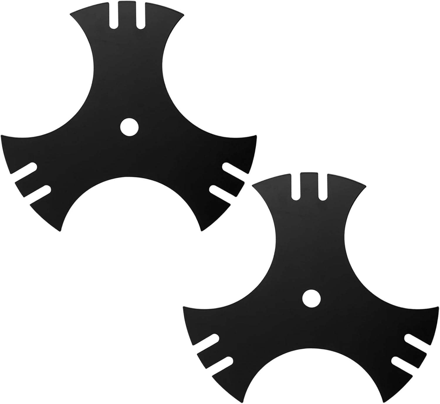 Edger Blade 781-0748 781-0748-0637 for Craftsman Troy-Bilt MTD Lawn Edger - 3-Side 9" Tri-Star Trencher Blade for B&S Sears Mclane Gas Edger,Replace 40-009 490-105-M017 981-0748- 2 PCS image number 5