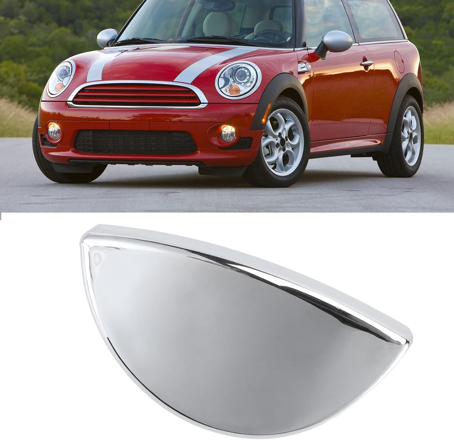 Headlight Washer Nozzle, Headlight Washer Spray Cover for Mini R55 R57 R56 R58 R59 2008-2014, Left 61672752559 (Left 61672752559) image number 1