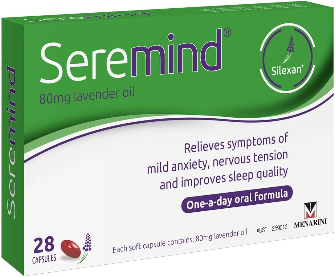 Seremind 80Mg Lavender Oil Capsules 28-Pieces image number 1