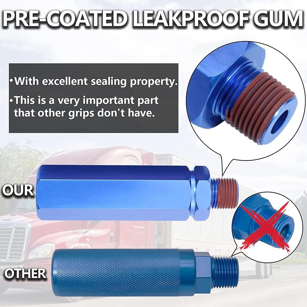 Glad Hands Grips, Gladhand Handle Set for Truck Trailers Service & Emergency Brake Air Hose Easier Coupleling 1 Pair