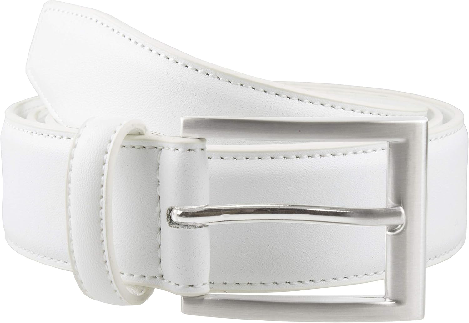 Gelante Men'S Classic Dress Leather Belt Black & Brown Color image number 3