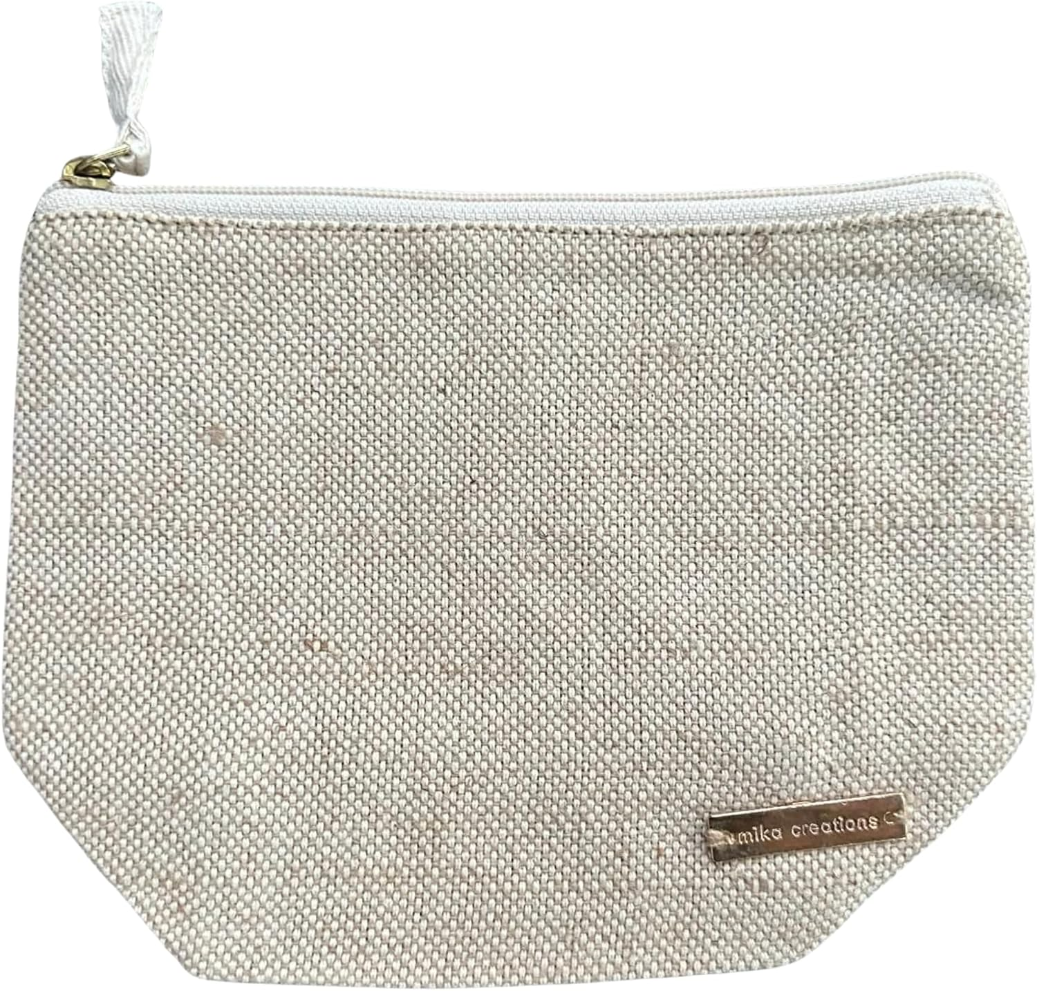Small Wet Bag | Travellers & Organisation | Sustainable Juco & Cotton Blend Pouch with Water-Resistant Lining | Multi-Use for Swim Nappies, Period & Make-Up | Mika Creations image number 1