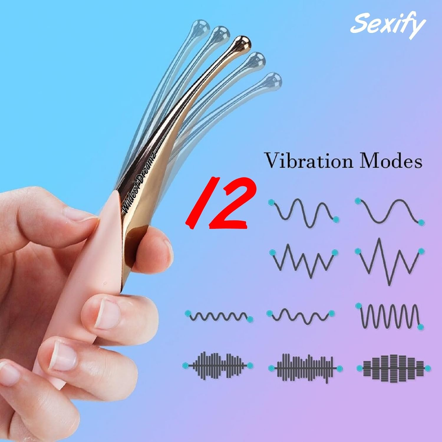 Super Powerful High-Frequency Clit G Spot Clitoral Vibrator for Sex Toys for Women - Quick Orgasm Wand Mini Dildo Nipple Clitoris Stimulator with 10 Vibration Modes, Precision Targeted Nipple Clit Anal, Rechargeable Vibrating Bullet Massager for Women Adult Sex Toy image number 4