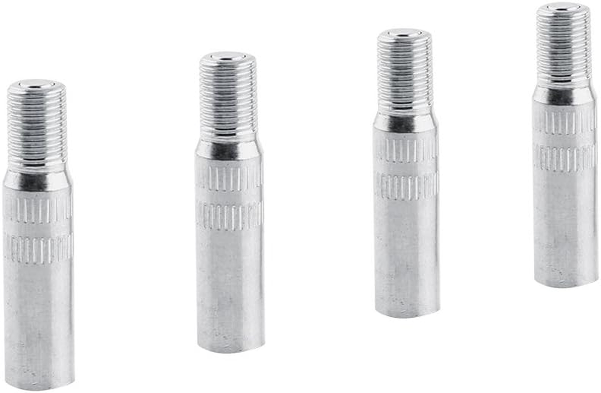 4X Metal Automotive Wheel Valve Caps Stem Extensions, Car Tire Tyre Wheel Valve Stem Extension Extenders Adapter Extensions Extender Car Truck Van Caravan image number 3