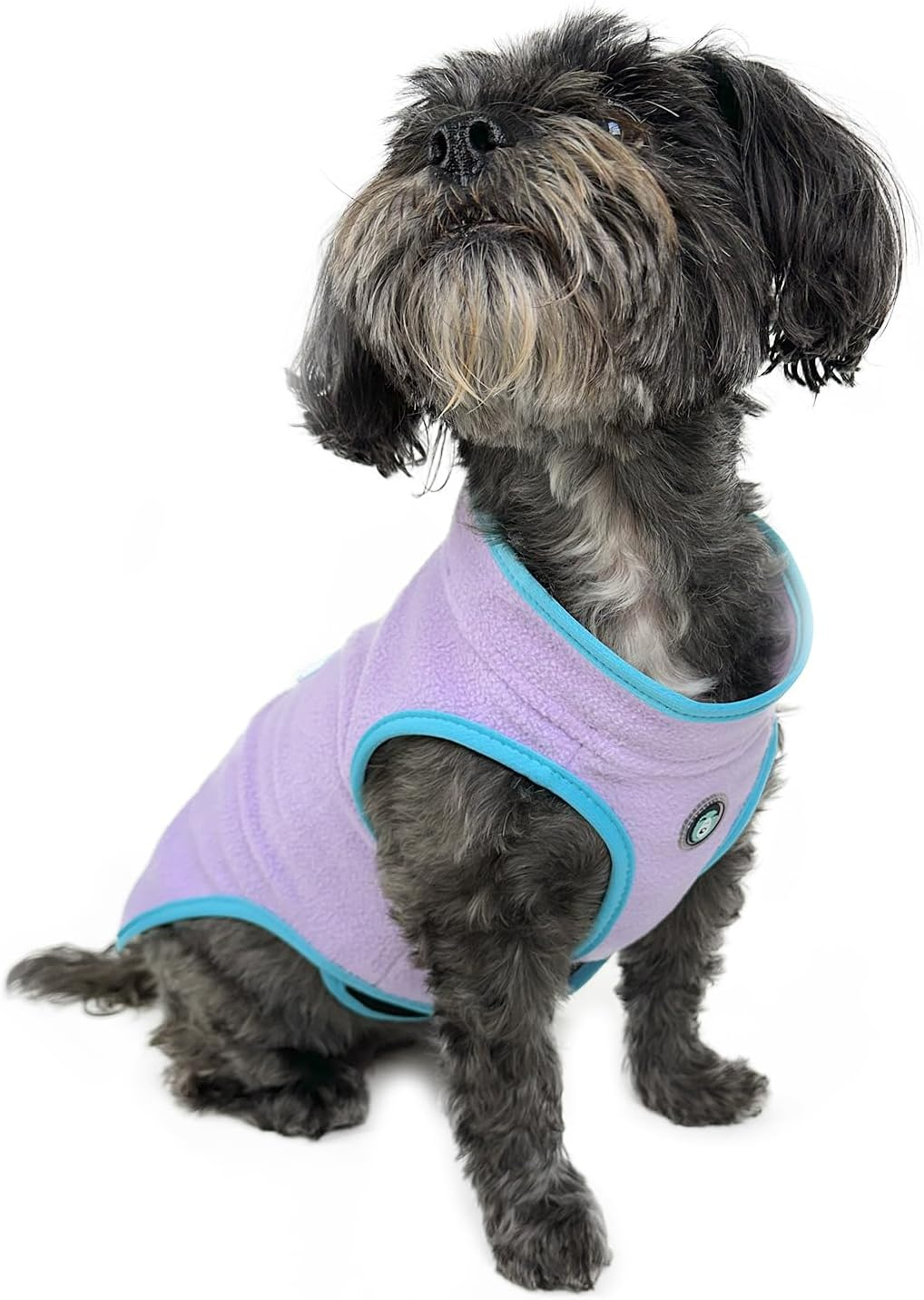 Huskimo Dog Coat Chill Mauve, Purple 33Cm &ndash; Soft Microfleece Dog Jacket with Subzero Temperature Control Fabric, Dual Zip & Velcro Adjustments, Machine Washable image number 4