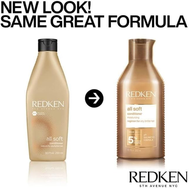 Redken All Soft Kit Shampoo 300 Ml Conditioner 300 Ml image number 3
