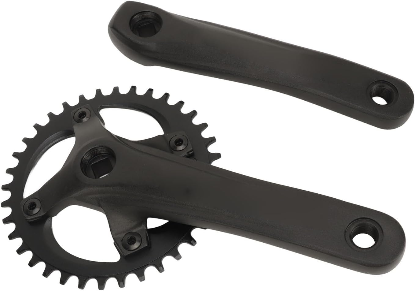 104 BCD Crankset, 36T 104 BCD Mountain Bike Single Speed ​​Crankset for Outdoor Riding image number 6