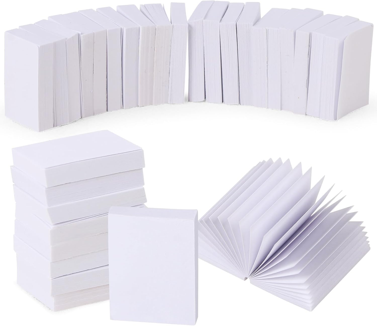 80 Pieces Mini Books Blank Dollhouse Books Miniature Books for Dollhouse Mini Library Miniature Bookshelf Tiny Books for DIY Crafts image number 2