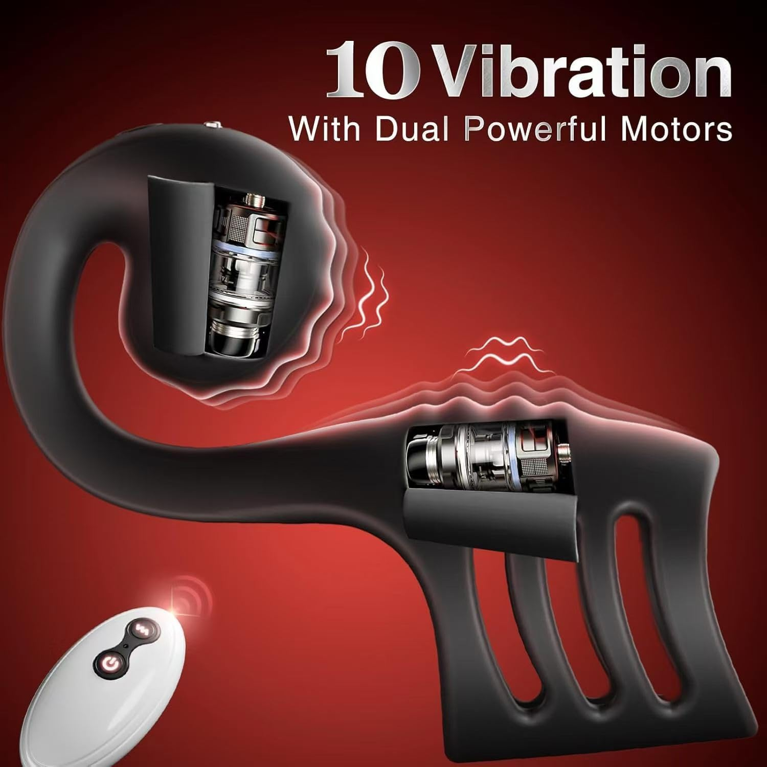 Vibrator Vibrating Cock Ring Sleeve with Snail-Shaped Vibrator Male Sex Toys with 10 Modes, G-Spot Vibrators Men Couple Adult Sex Toys & Games