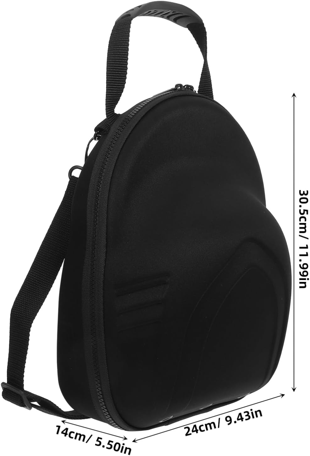 MAGICLULU Cap Storage Bag Baseball Hat Travel Case Hard Eva Hat Box Handle Shoulder Strap and Men Caps image number 4