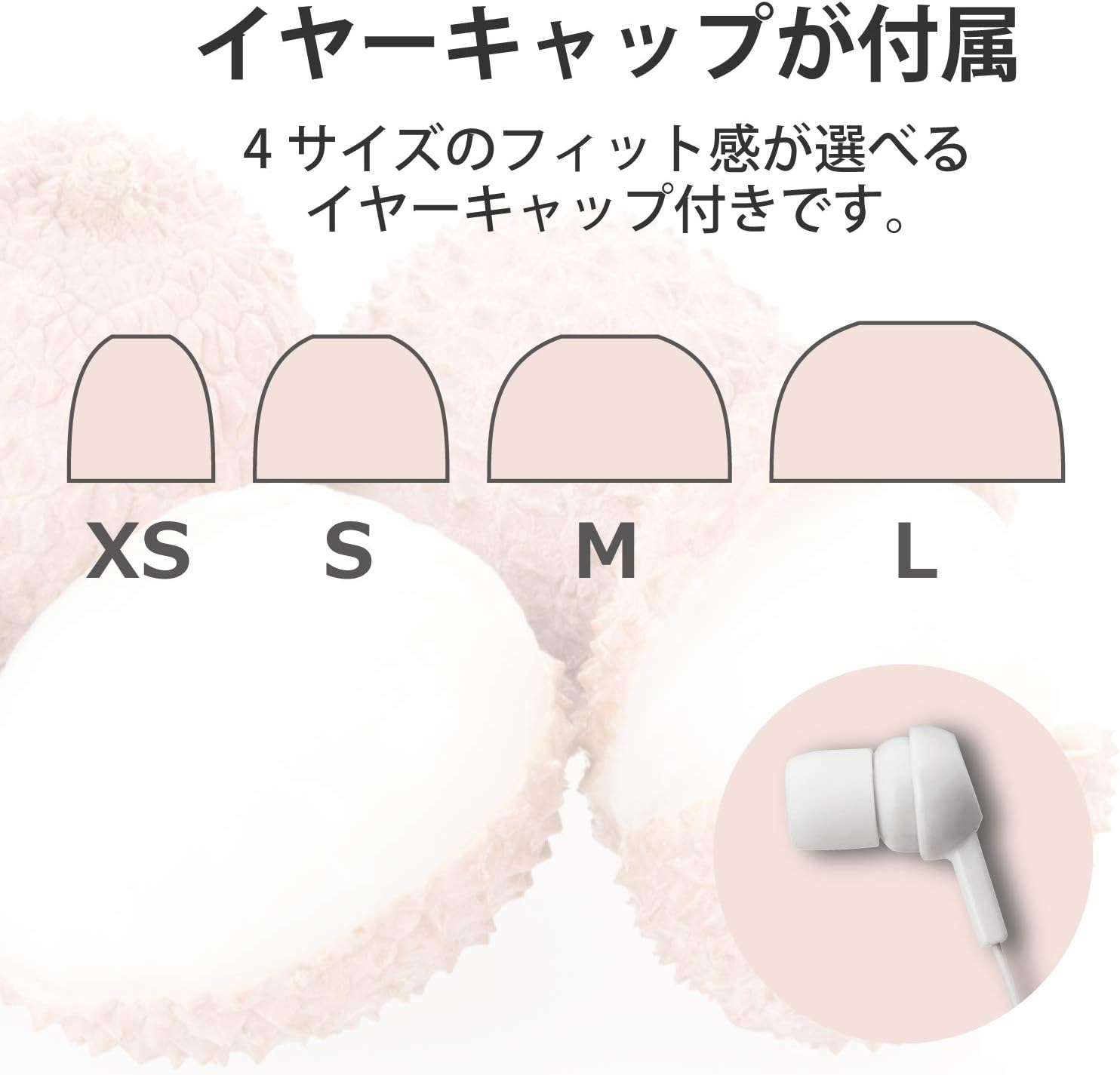 Elecom EHP-CS3520MWH Stereo Earphones with Microphone, Flat Cable to Prevent Tangling, 4.9 Ft (1.2 M) (Y Type), Compatible with Iphone/Smartphone, 0.1 Inch (3.5 Mm) 4 Poles, White image number 6