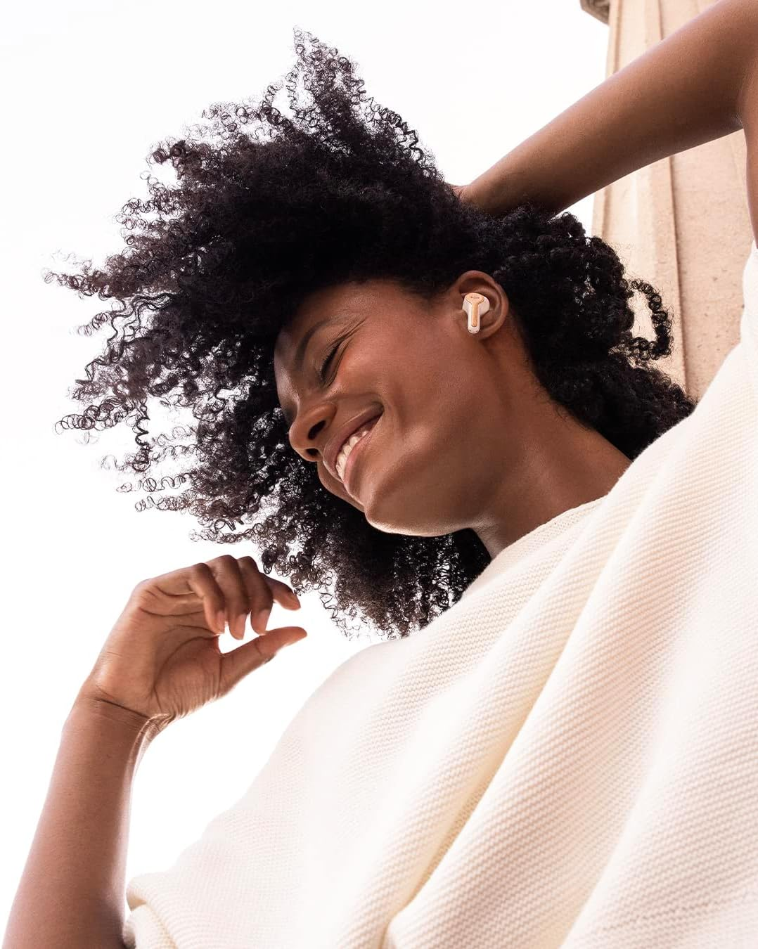 House of Marley Rebel True Wireless Earbuds, Cream image number 5