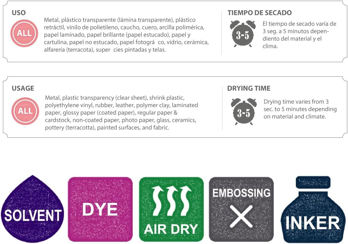 Tsukineko - Stazon Solvent Ink Pad - Jet Black (SZ000031) image number 4