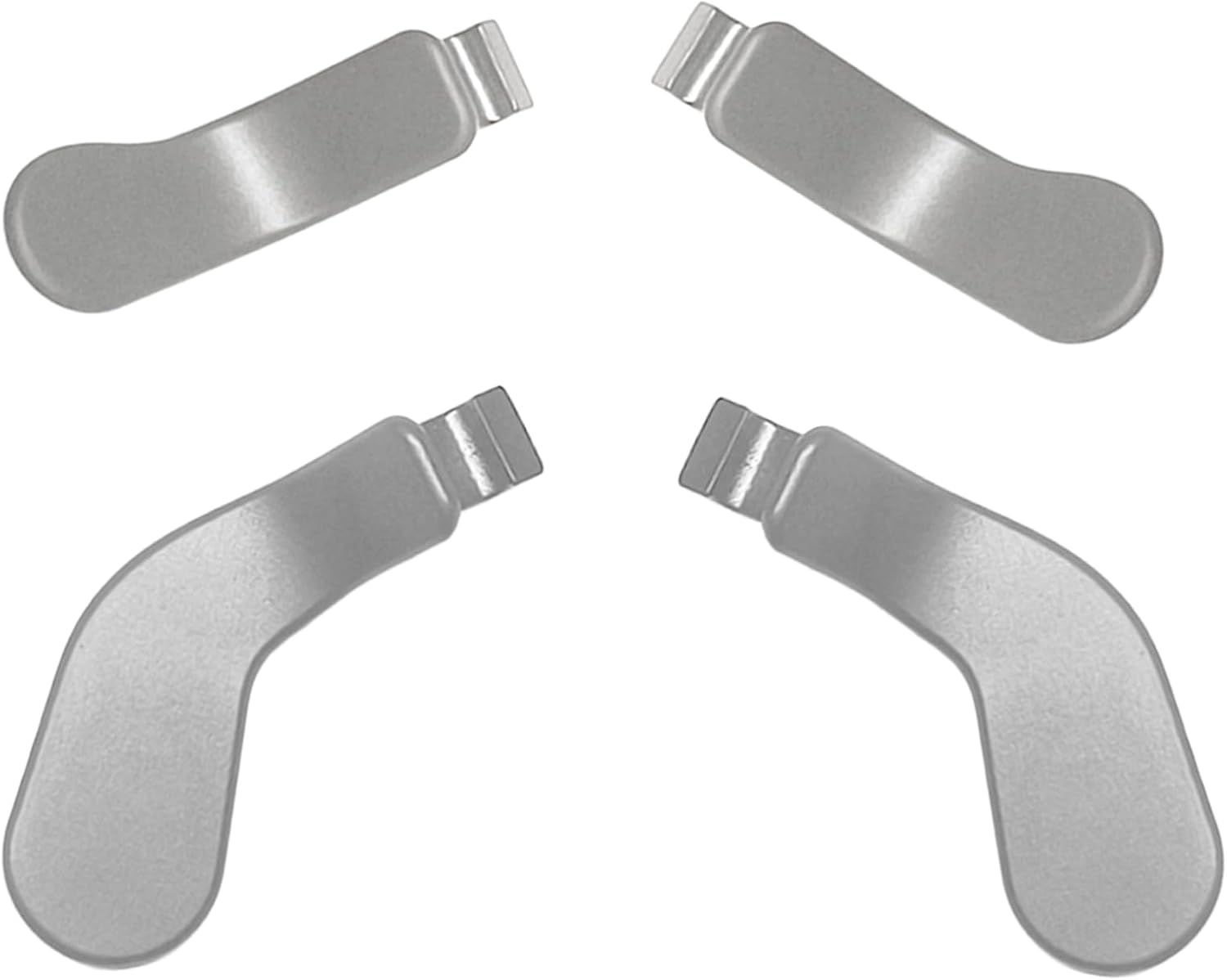 4 Pcs Elite Controller Paddles for Xbox One Elite Controller Series 2,Elite Series 1,Elite 2 Core Controller,Stainless Steel Paddles Hair Trigger Locks Replacement Parts for Xbox Elite One image number 1