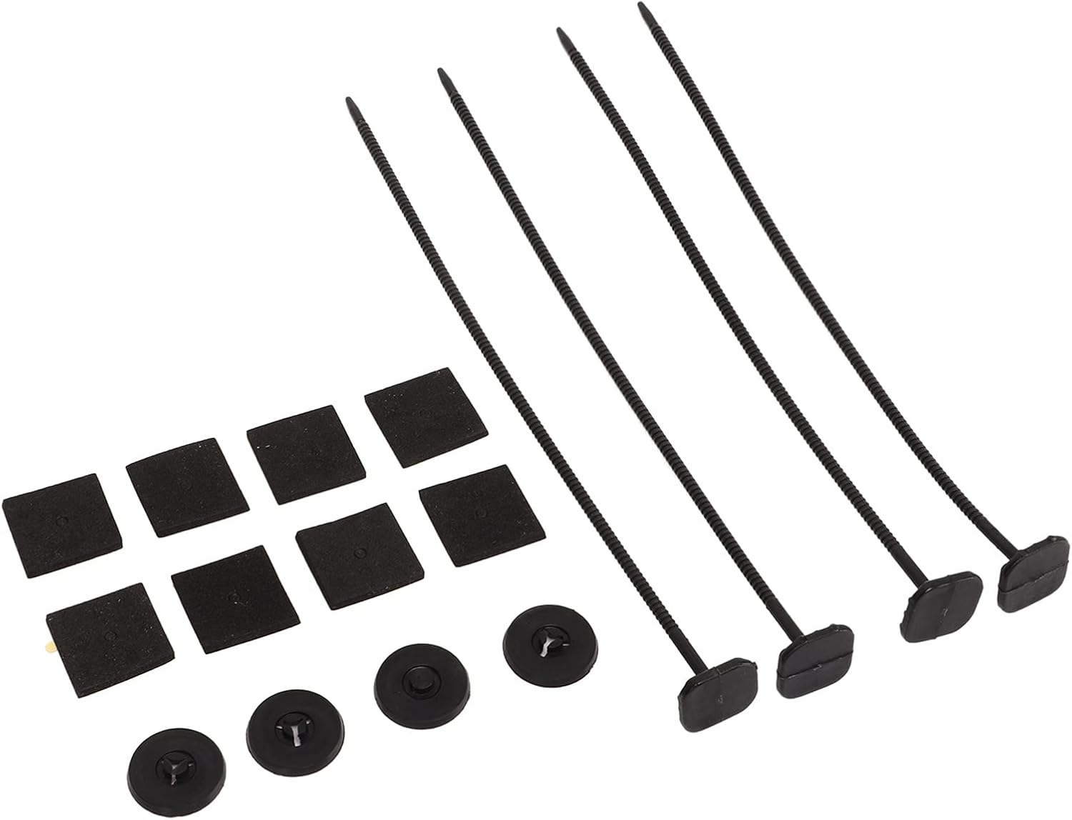 2PCS Electric Radiator Fan Mounting Kit Rubber Car Radiator Fan Ties Replacement for Cars Trucks image number 5