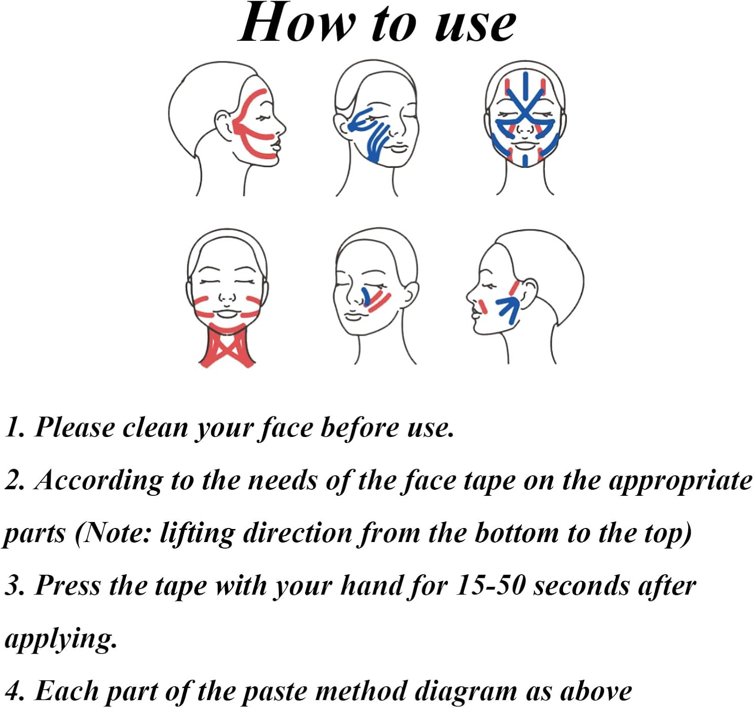 Luojinluoda Face Tape 2.5Cm X 5M Natural Kinesiology Wrinkle Reducing Strips for Fine Lines Crow'S Feet and Sagging Skin Non Invasive 1 Roll image number 1