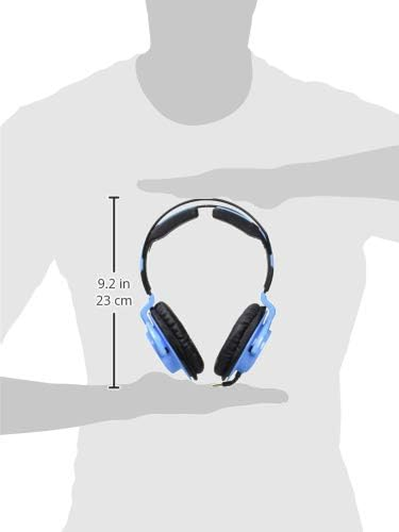 Superlux HD661 Blue Sealed Studio Monitor Headphones, Blue